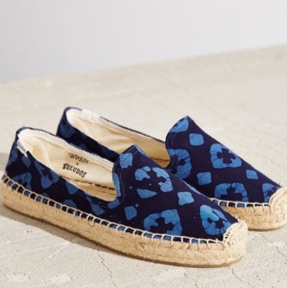 UO-SOLD Soludos Blue Espadrilles sz.7 - Picture 3 of 6